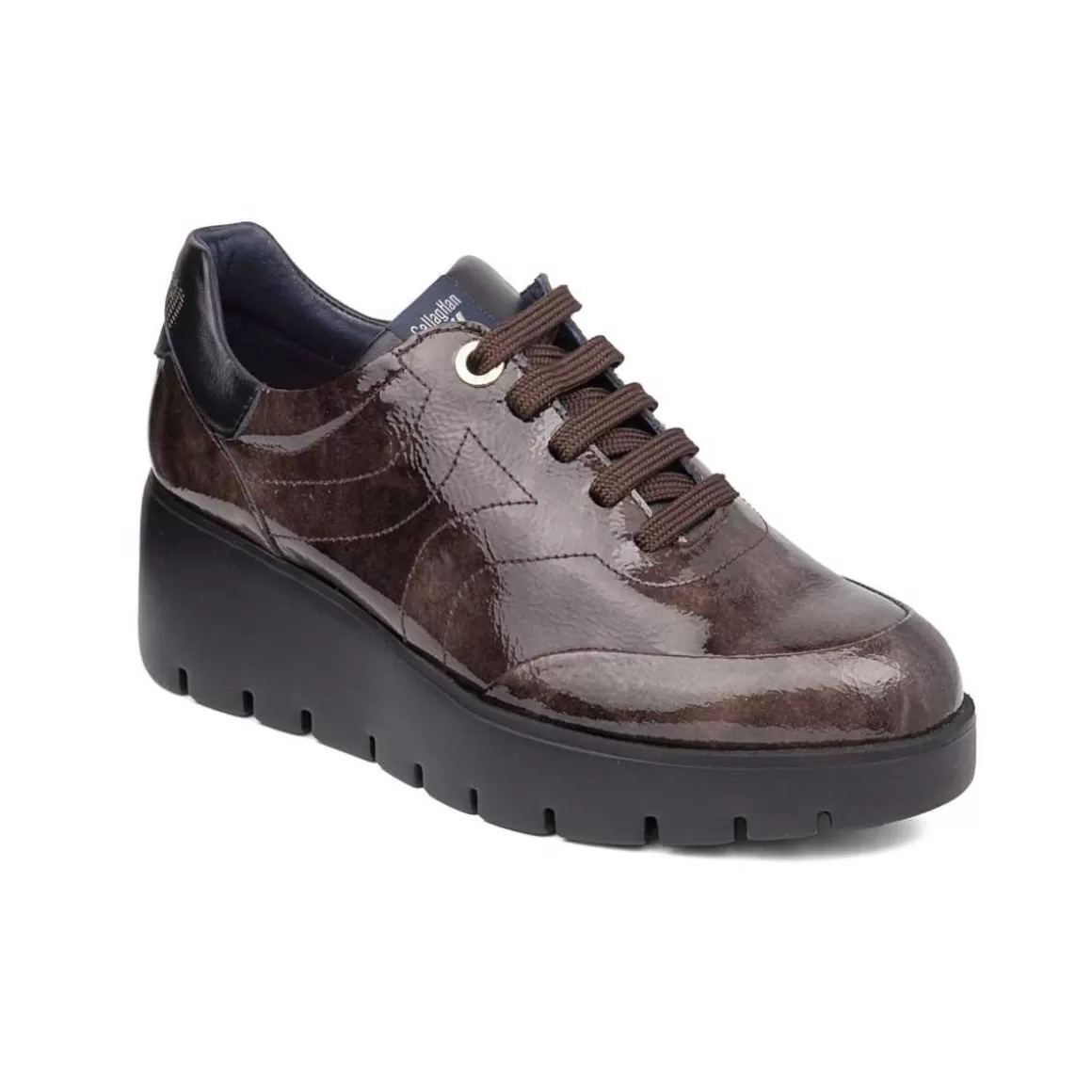 New 32102 | Amal Marron Negro Mujer Zapatos
