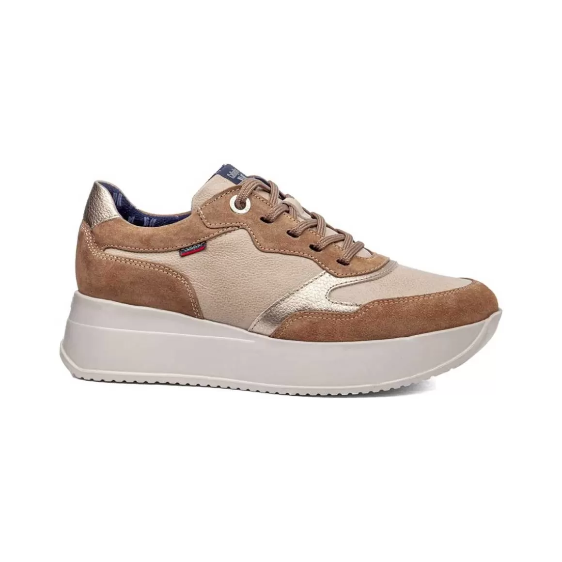 Hot 60301 | Babylon Platino Beig Mujer Zapatos | Sneakers