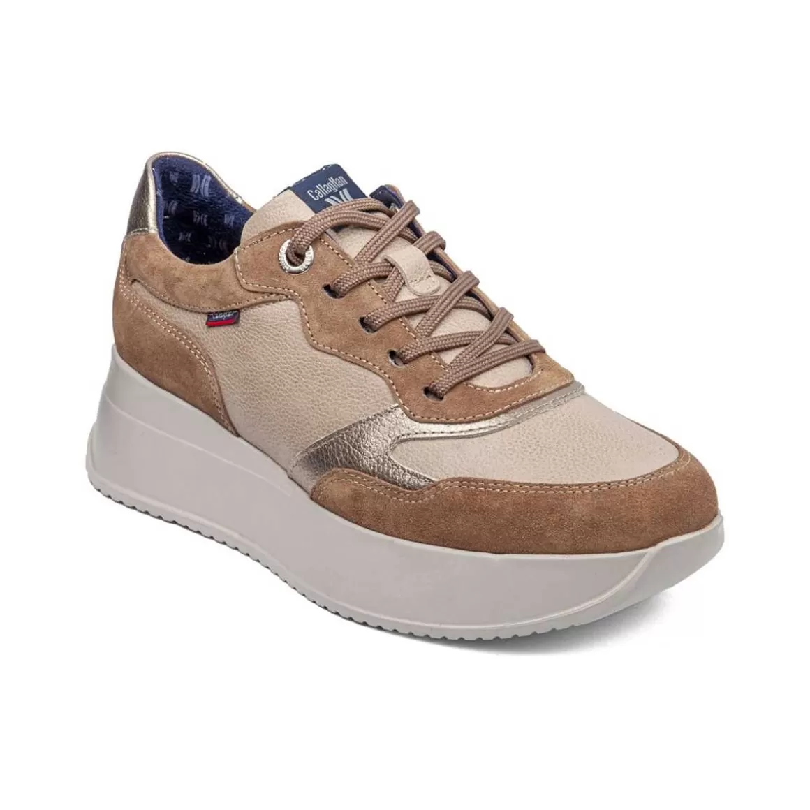 Hot 60301 | Babylon Platino Beig Mujer Zapatos | Sneakers