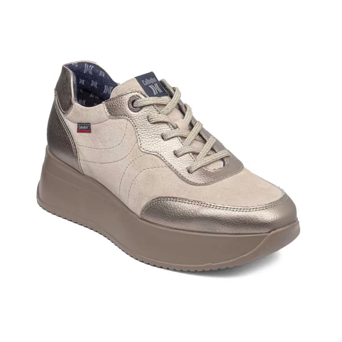 Clearance 60300 | Babylon Platino Beig Mujer Zapatos | Sneakers