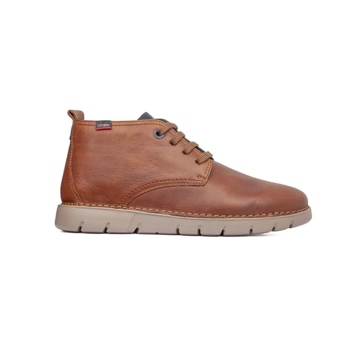 Online 57704 | Flexible Marron Azul Hombre Botines