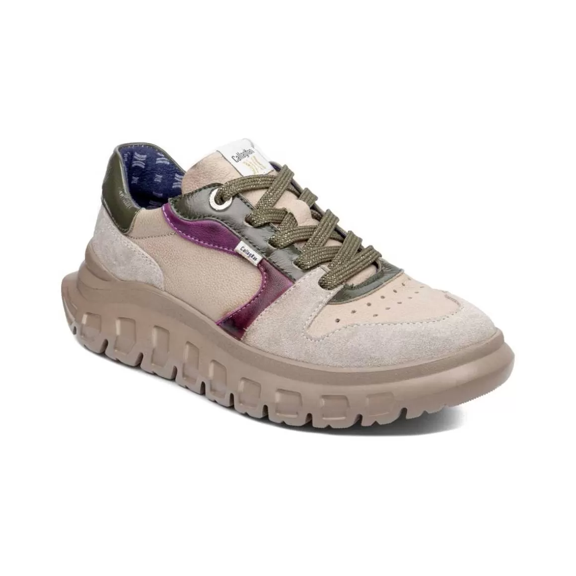 Cheap 56002 | Sirena 2 Gris Beig Morado Mujer Zapatos | Sneakers